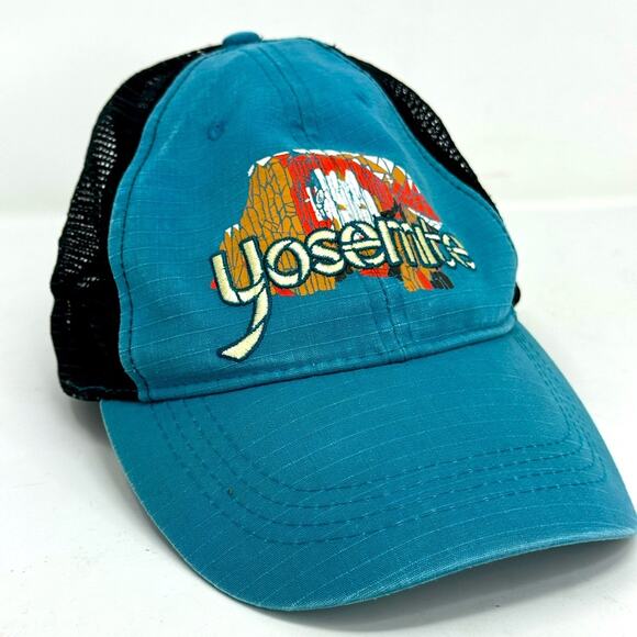 Yosemite Trucker Mesh Adjustable Ball cap Hat - Picture 2 of 6